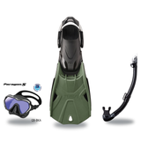 Tusa Mask Fin Snorkel Package – Paragon S Single Lens, Paragon Professional or Zensee Pro Mask + Hyperdry Elite II Snorkel +…
