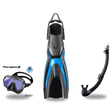 Tusa Mask Fin Snorkel Package – Paragon S Single Lens, Paragon Professional or Zensee Pro Mask + Hyperdry Elite II Snorkel +…