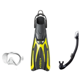 Tusa Mask Fin Snorkel Package – Freedom HD Single Lens, Zensee or Ino Mask + Hyperdry Elite II Snorkel + SF-0112 Tri-Force F…