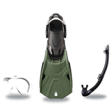 Tusa Mask Fin Snorkel Package – Freedom HD Single Lens, Zensee or Ino Mask + Hyperdry Elite II Snorkel + SF-0112 Tri-Force F…