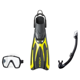 Tusa Mask Fin Snorkel Package – Freedom HD Single Lens, Zensee or Ino Mask + Hyperdry Elite II Snorkel + SF-0112 Tri-Force F…