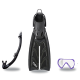 Tusa Mask Fin Snorkel Package – Freedom HD Single Lens, Zensee or Ino Mask + Hyperdry Elite II Snorkel + SF-0112 Tri-Force F…