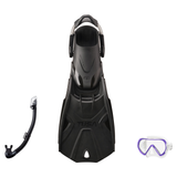 Tusa Mask Fin Snorkel Package – Freedom HD Single Lens, Zensee or Ino Mask + Hyperdry Elite II Snorkel + SF-0112 Tri-Force F…