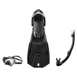 Tusa Mask Fin Snorkel Package – Zensee Pro, Ino Pro Diving Silicone or Visio Pro Single Lens Mask + Hyperdry Elite II Snorke…