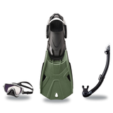 Tusa Mask Fin Snorkel Package – Zensee Pro, Ino Pro Diving Silicone or Visio Pro Single Lens Mask + Hyperdry Elite II Snorke…
