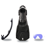 Tusa Mask Fin Snorkel Package – Zensee Pro, Ino Pro Diving Silicone or Visio Pro Single Lens Mask + Hyperdry Elite II Snorke…