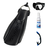 Zeagle Mask Fin Snorkel Package – Scope Mono, Venom or Mini Shadow Single Lens Mask + Ultra Dry 2 Snorkel + Recon Fins — inc…