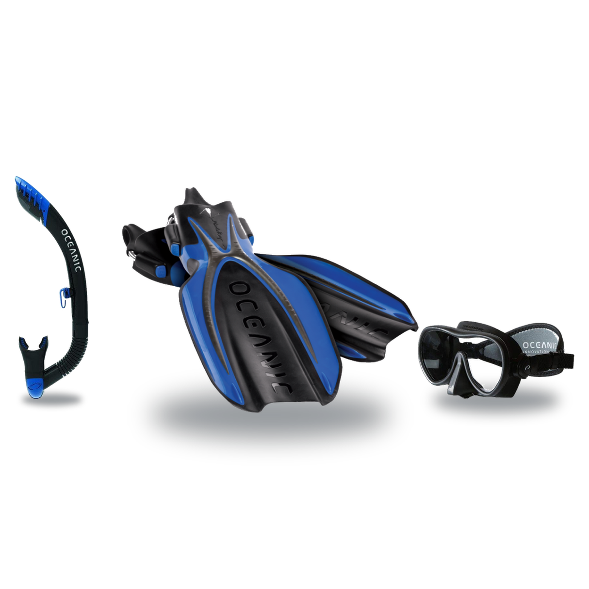Zeagle Mask Fin Snorkel Package – Scope Mono, Venom or Mini Shadow Single Lens Mask + Ultra Dry 2 Snorkel + Recon Fins — Min…
