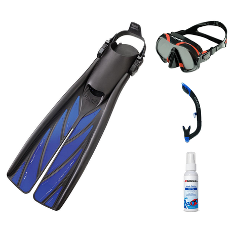 Zeagle Mask Fin Snorkel Package – Scope Mono, Venom or Mini Shadow Single Lens Mask + Ultra Dry 2 Snorkel + Recon Fins — Ven…
