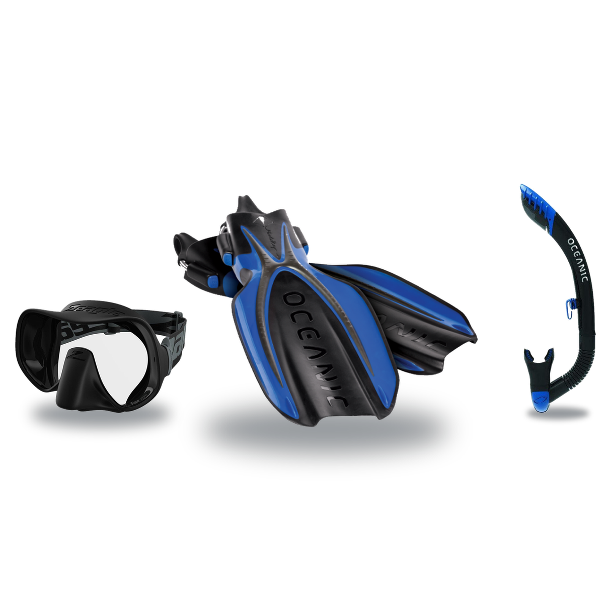 Zeagle Mask Fin Snorkel Package – Scope Mono, Venom or Mini Shadow Single Lens Mask + Ultra Dry 2 Snorkel + Recon Fins — Sco…