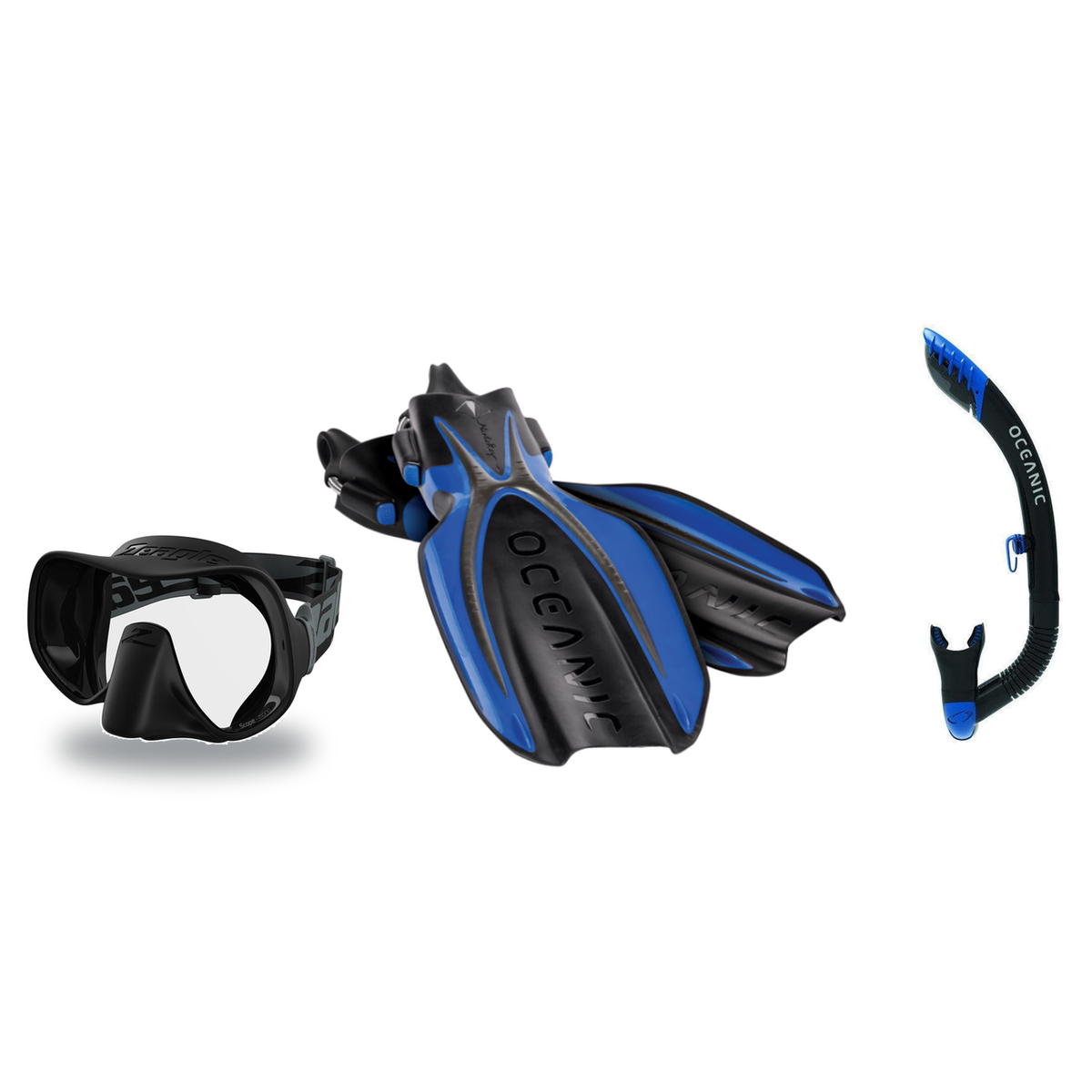 Zeagle Mask Fin Snorkel Package – Scope Mono, Venom or Mini Shadow Single Lens Mask + Ultra Dry 2 Snorkel + Recon Fins — Sco…