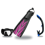 Zeagle Mask Fin Snorkel Package – Scope Mono, Venom or Mini Shadow Single Lens Mask + Ultra Dry 2 Snorkel + Recon Fins — Sco…