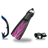 Zeagle Mask Fin Snorkel Package – Scope Mono, Venom or Mini Shadow Single Lens Mask + Ultra Dry 2 Snorkel + Recon Fins — Min…