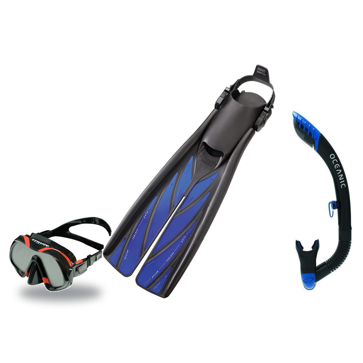 Zeagle Mask Fin Snorkel Package – Scope Mono, Venom or Mini Shadow Single Lens Mask + Ultra Dry 2 Snorkel + Recon Fins — Ven…