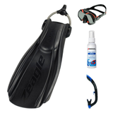 Zeagle Mask Fin Snorkel Package – Scope Mono, Venom or Mini Shadow Single Lens Mask + Ultra Dry 2 Snorkel + Recon Fins — Ven…