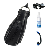 Zeagle Mask Fin Snorkel Package – Scope Mono, Venom or Mini Shadow Single Lens Mask + Ultra Dry 2 Snorkel + Recon Fins — Min…