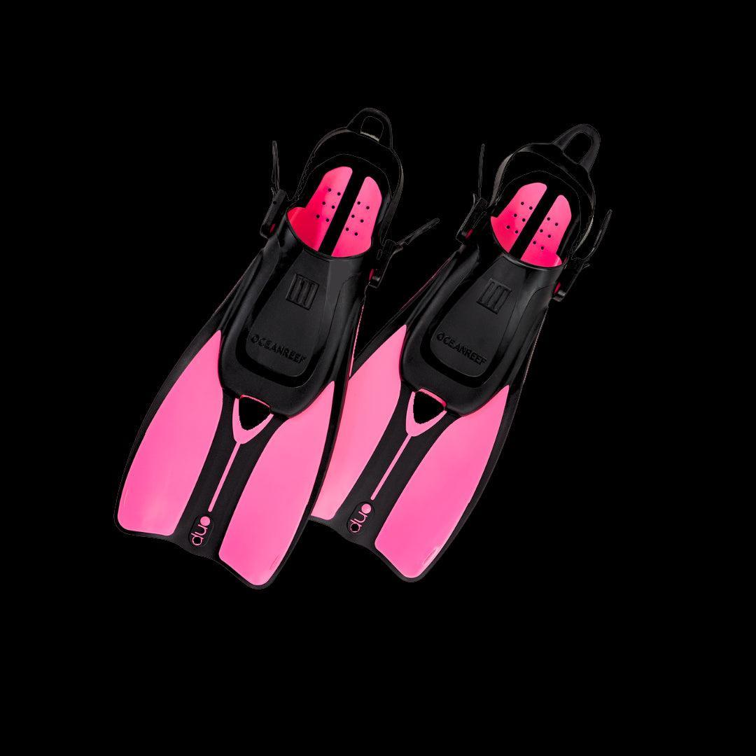OCEAN REEF Aria QR+ Dive Mask & DUO II Fins Combo with Snorkie-Talkie-