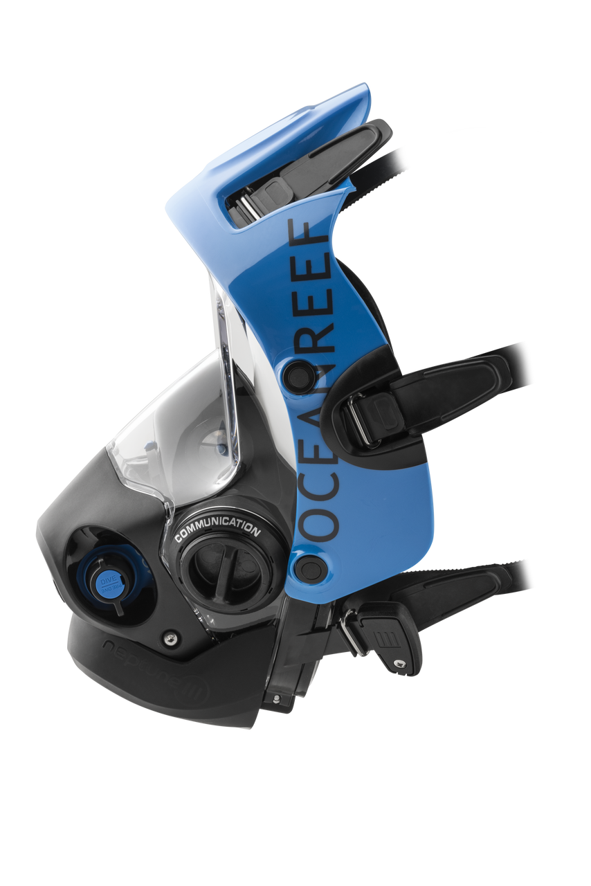 Ocean Reef Neptune III IDM - Diving Full Face Mask w/ int 2nd st, surface air valve, doffing handle, extender kit and multitool-
