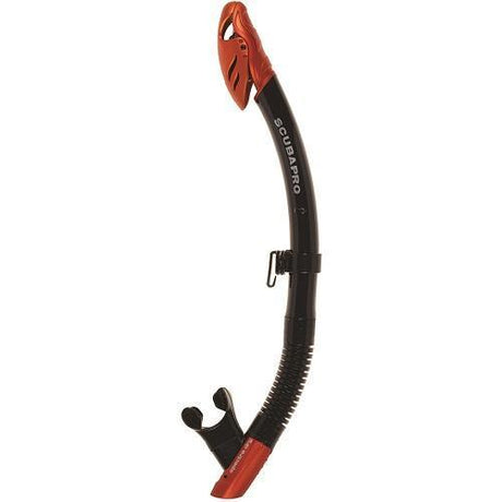 Scubapro Spectra Dry Scuba Diving Snorkel - Red/Black