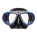 Scubapro Zoom Low-Volume Dual Lens Scuba Diving Mask - Blue Silver