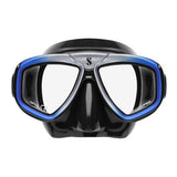 Scubapro Zoom Low-Volume Dual Lens Scuba Diving Mask - Blue Silver