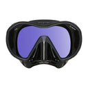 Apeks VX1 Scuba Diving Mask w/ UV Lens-Black/Black-