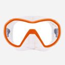 Aqualung Plazma Scuba Diving Mask-Orange/Transparent-