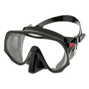 Open Box Atomic Aquatics Frameless Mask-Black-Regular-