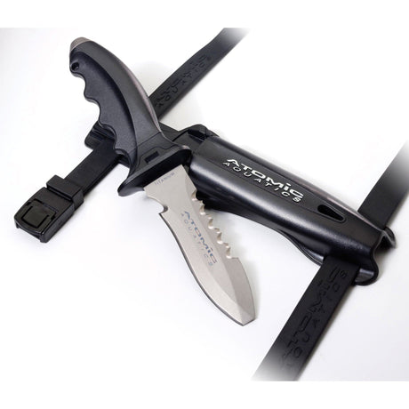 Open Box Atomic Aquatics Ti6 Titanium Blunt Tip Knife-