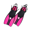 Ocean Reef Duo II Fins for Snorkeling and Swimming-Pink-S/M-New