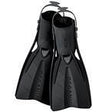 Open Box Oceanic Accel Open Heel Scuba Diving Fins-Black-Regular-Good