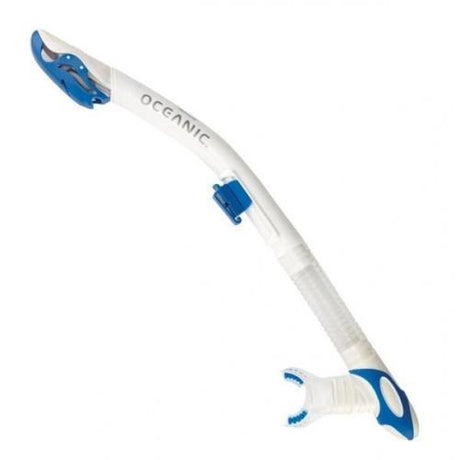 Open Box Oceanic Ultra Dry Snorkel-White/Blue-