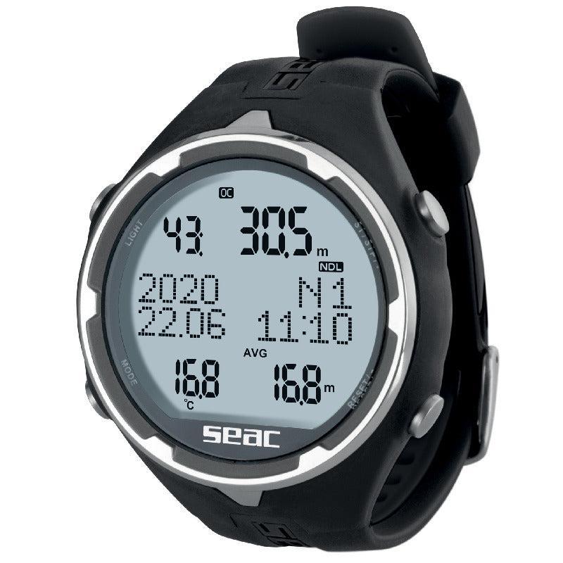 Open Box Seac Action Dive Computer-Black-