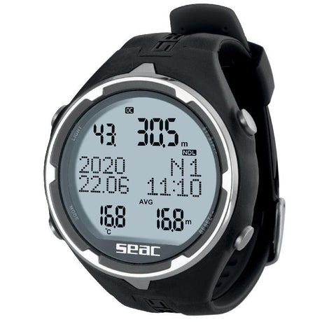 Open Box Seac Action Dive Computer-Black-