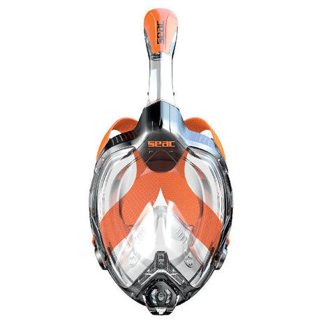 Seac Libera Full Face Mask-Black/Orange