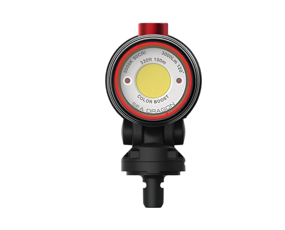SeaLife Sea Dragon 3000F Color Boost COB LED Photo-Video Light Kit Head-