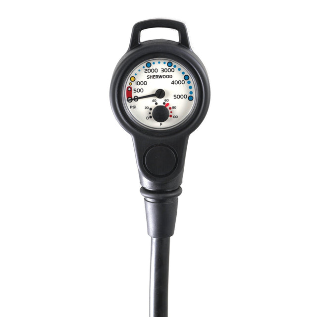 Open Box Sherwood Pressure Gauge With Hose and Boot-