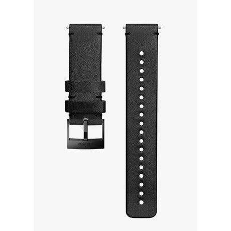 Suunto 24 MM Urban 2 Leather Strap (Non Dive)-BLACK/BLACK