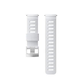 Open Box Suunto 24mm Dive 1 Silicone Strap-White Steel-M-