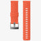 Open Box Suunto 24mm Explore 1 Silicone Strap-Coral Gray-M-