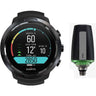 Open Box Suunto D5 Wrist Dive Computer with USB Cable & POD Package-ALL BLACK-