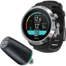 Open Box Suunto D5 Wrist Dive Computer with USB Cable & POD Package-BLACK-