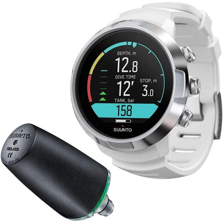 Open Box Suunto D5 Wrist Dive Computer with USB Cable & POD Package-WHITE-