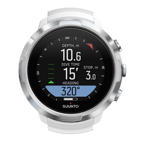 Suunto D5 Wrist Dive Computer with USB Cable-WHITE