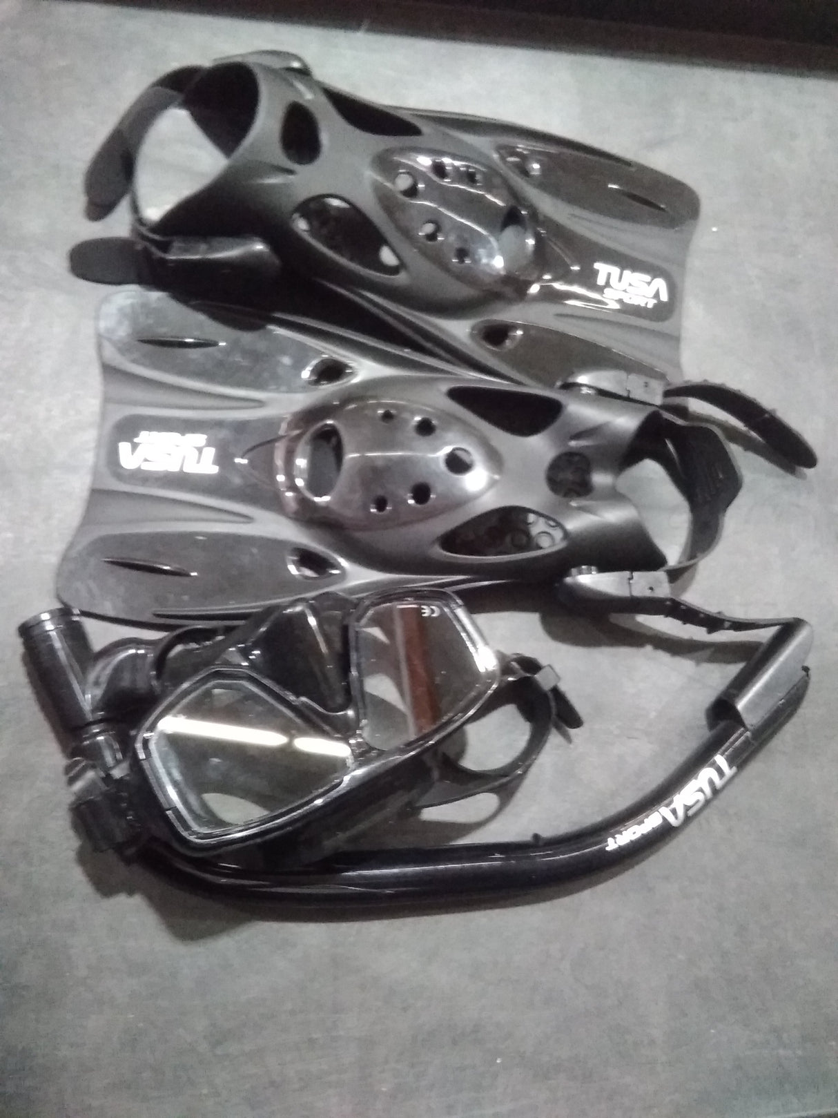 Open Box TUSA Platina Hyperdry Adult Travel Set (UP-0101)-Black-L-