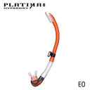 Tusa Platina Hyperdry II Scuba Diving Snorkel-Energy Orange-