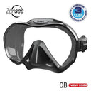 Open Box Tusa Zensee Mask-Black-