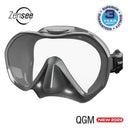 Open Box Tusa Zensee Mask-Gunmetal-