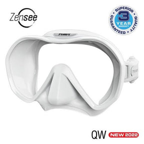 Open Box Tusa Zensee Mask-White-