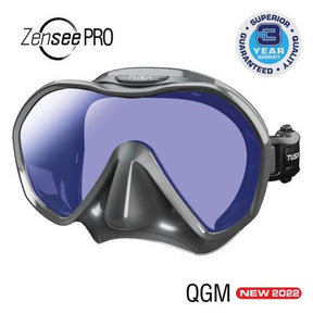 Open Box Tusa Zensee Pro Mask-Gunmetal-Like New-